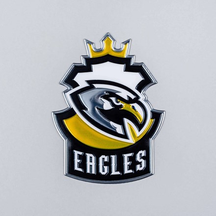 FlexStyle Flat Metallic eagles emblem laid flat
