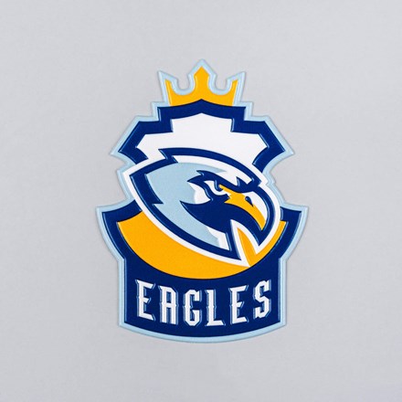 FlexStyle Flat Non-Metallic eagles emblem laid flat