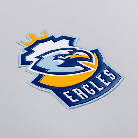 FlexStyle Flat Non-Metallic eagles emblem laid at a hard angle