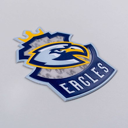 FlexStyle Holographic Floating eagles emblem laid at a hard angle
