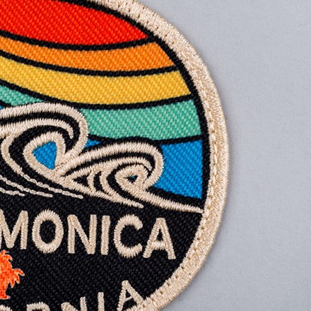 Print Stitch Santa Monica patch close up