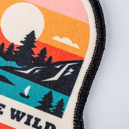 Sublimated Into the Wild Adventure Patch close up