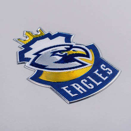 FlexStyle TexturedMetallic eagles emblem laid at a hard angle
