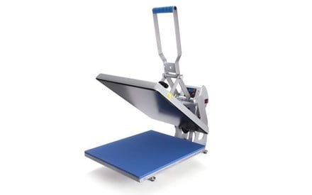  Hotronix Auto Clam Heat Press open angled left