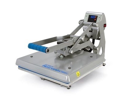 Hotronix Auto Clam Heat Press closed angled left