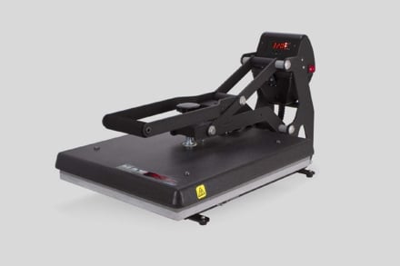 Hotronix Maxx Digitial Clam Heat Press closed angled left